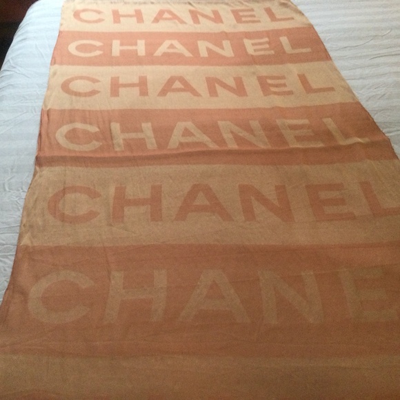 Vintage Chanel Scarf. Very long (62” by 27”) and very diaphanous. - Picture 1 of 4